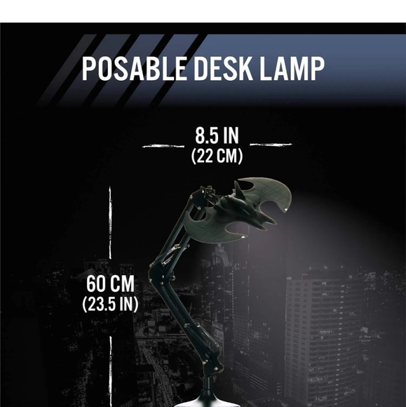 Batwing Posable Lamp DC Comics Batman 1989 Style In Box - Picture 4 of 16